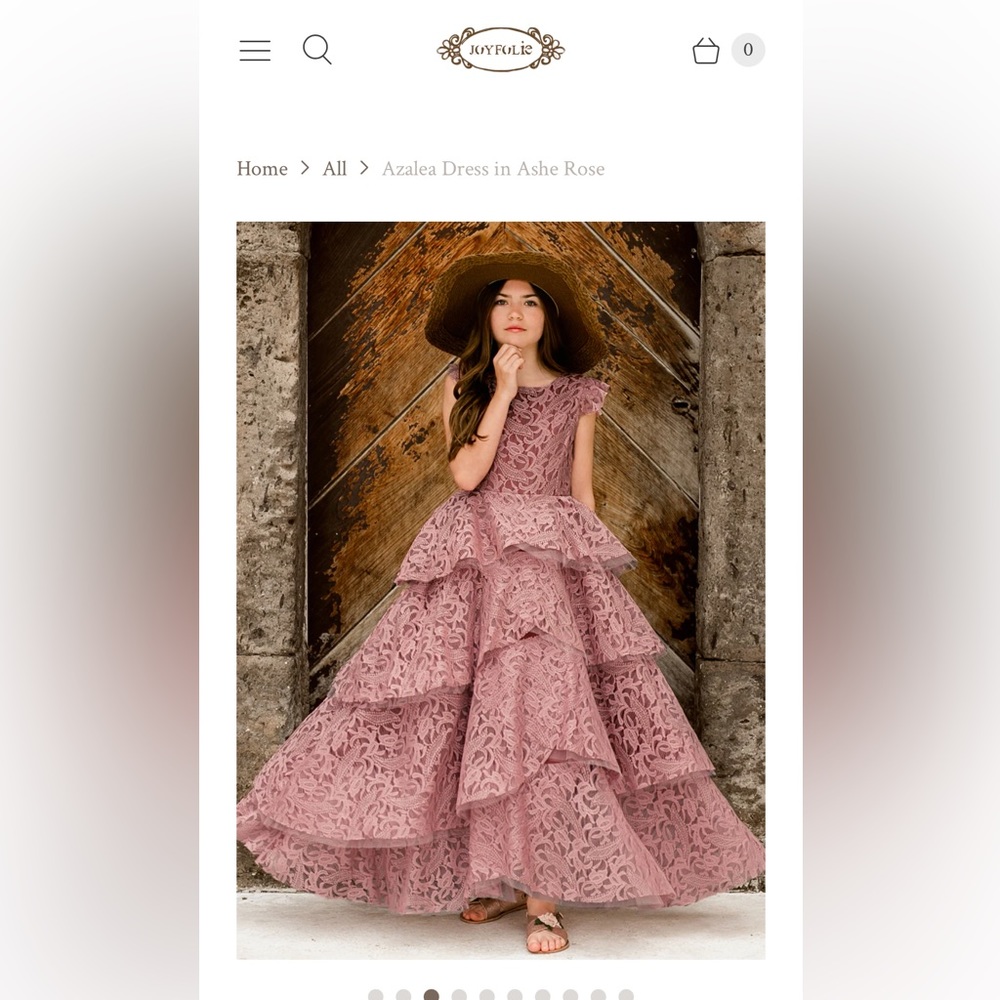 Girl Azalea Joyfolie dress in dusty Rose